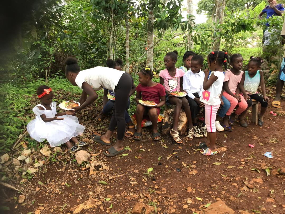 Kinder auf Haiti